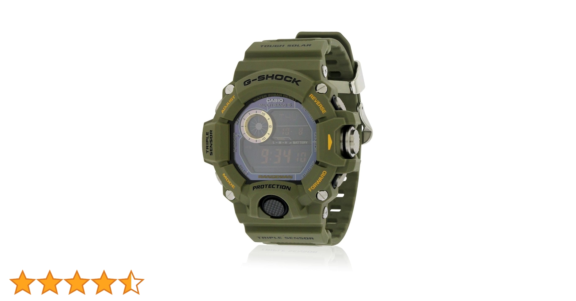 G-Shock Rangeman GW-9400, Vert, Taille Unique, Sport : Amazon.fr: Mode